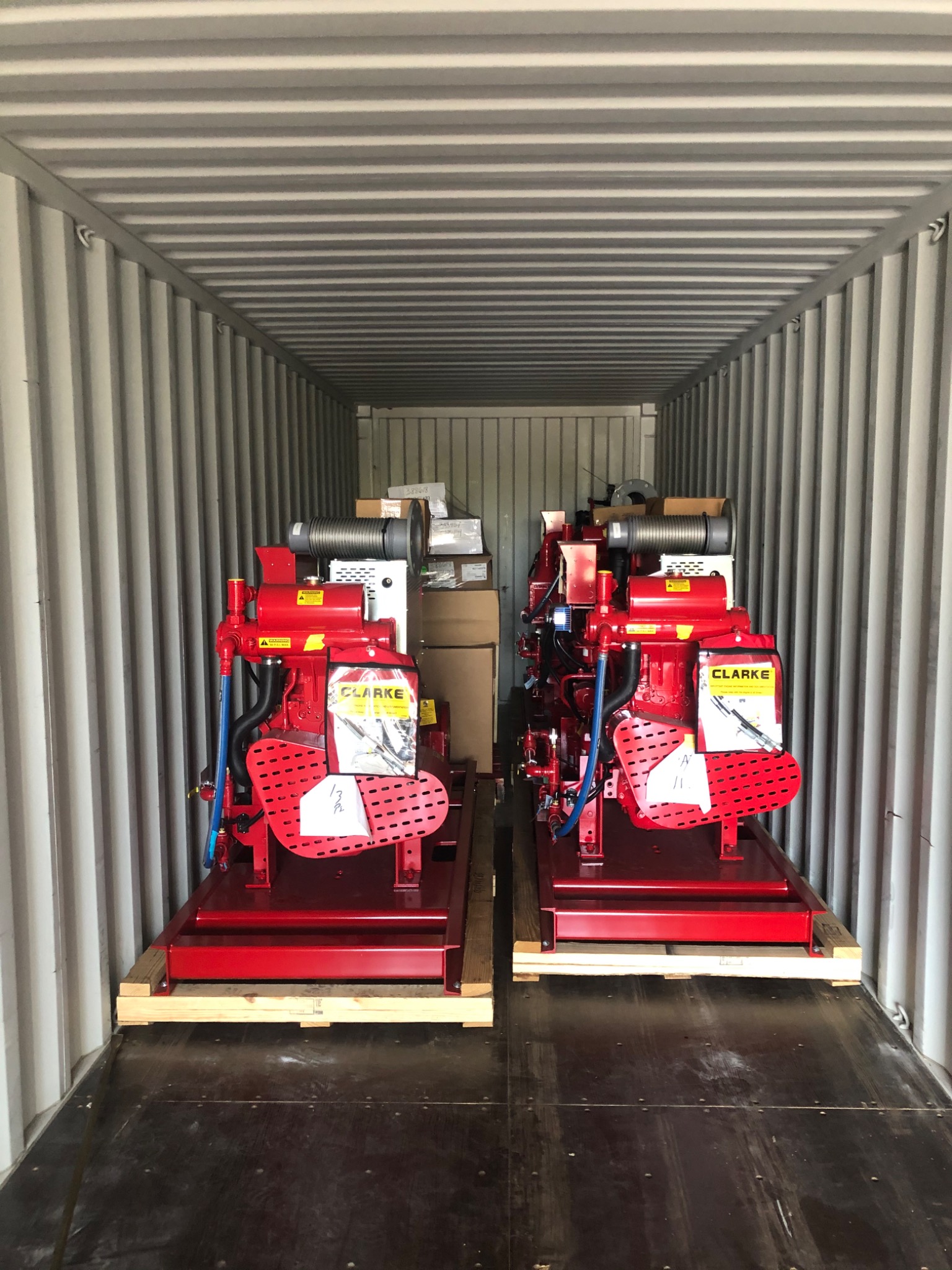Pumpsets Prepared for Shipment