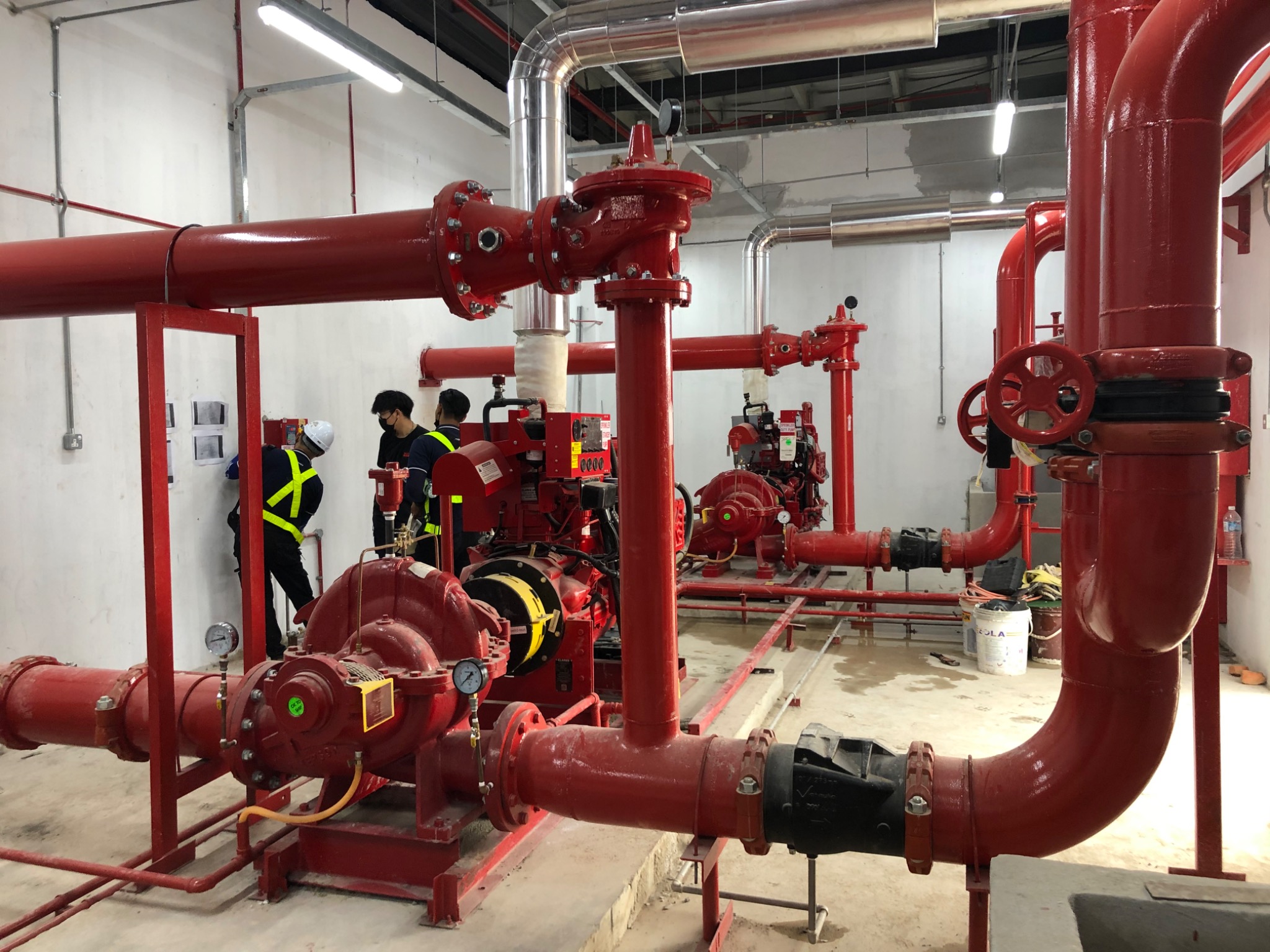 Site Team & Pump Room Installation