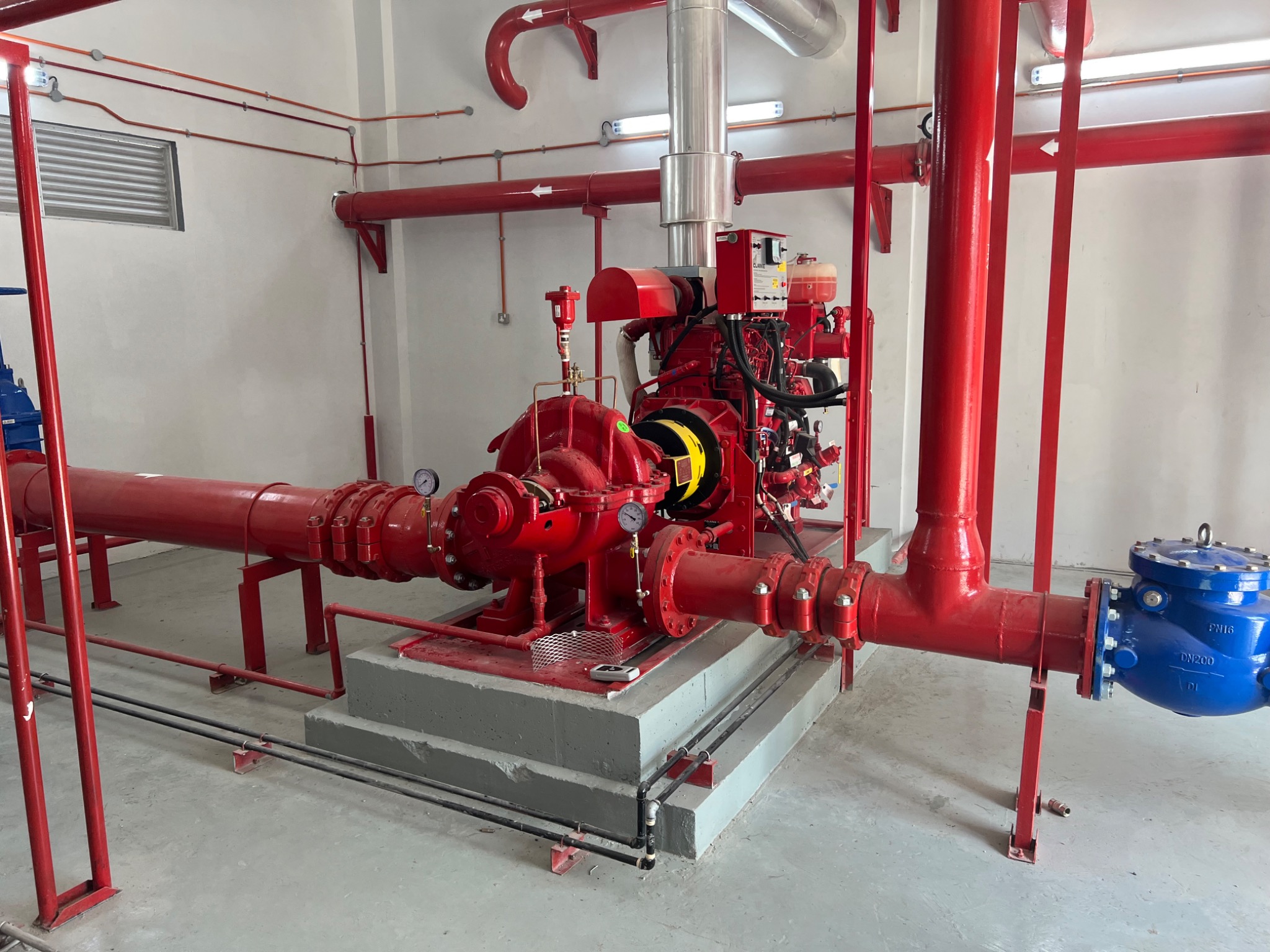 Fire Pump Room Overview