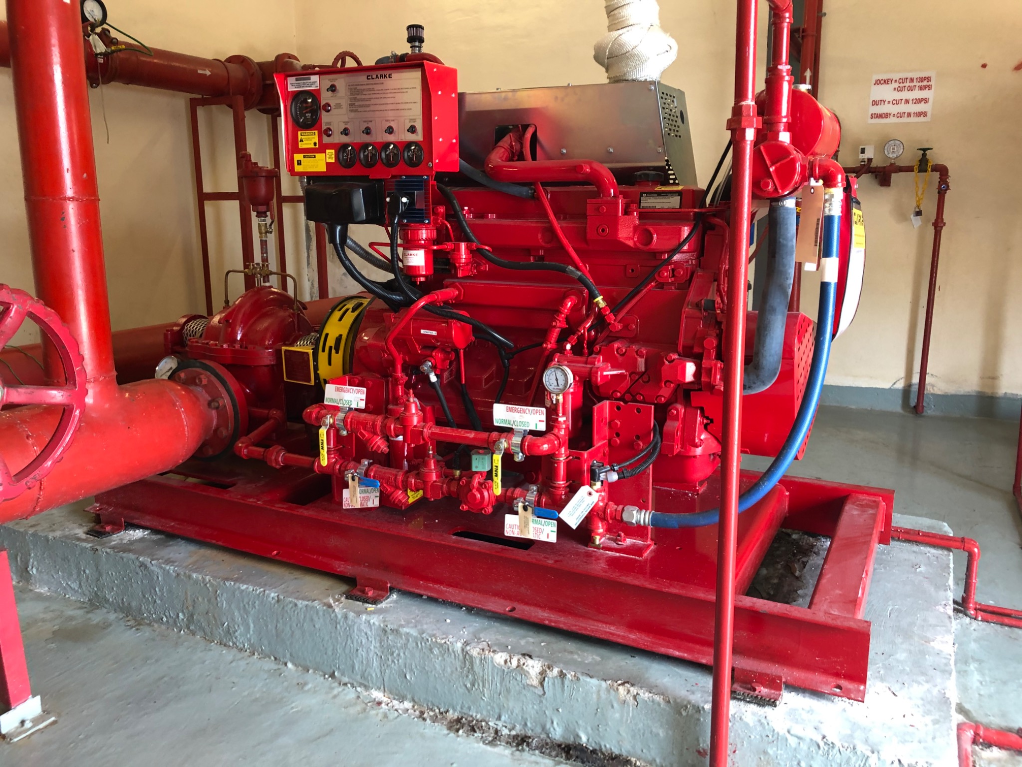 Clarke Engine & Split-case Pump