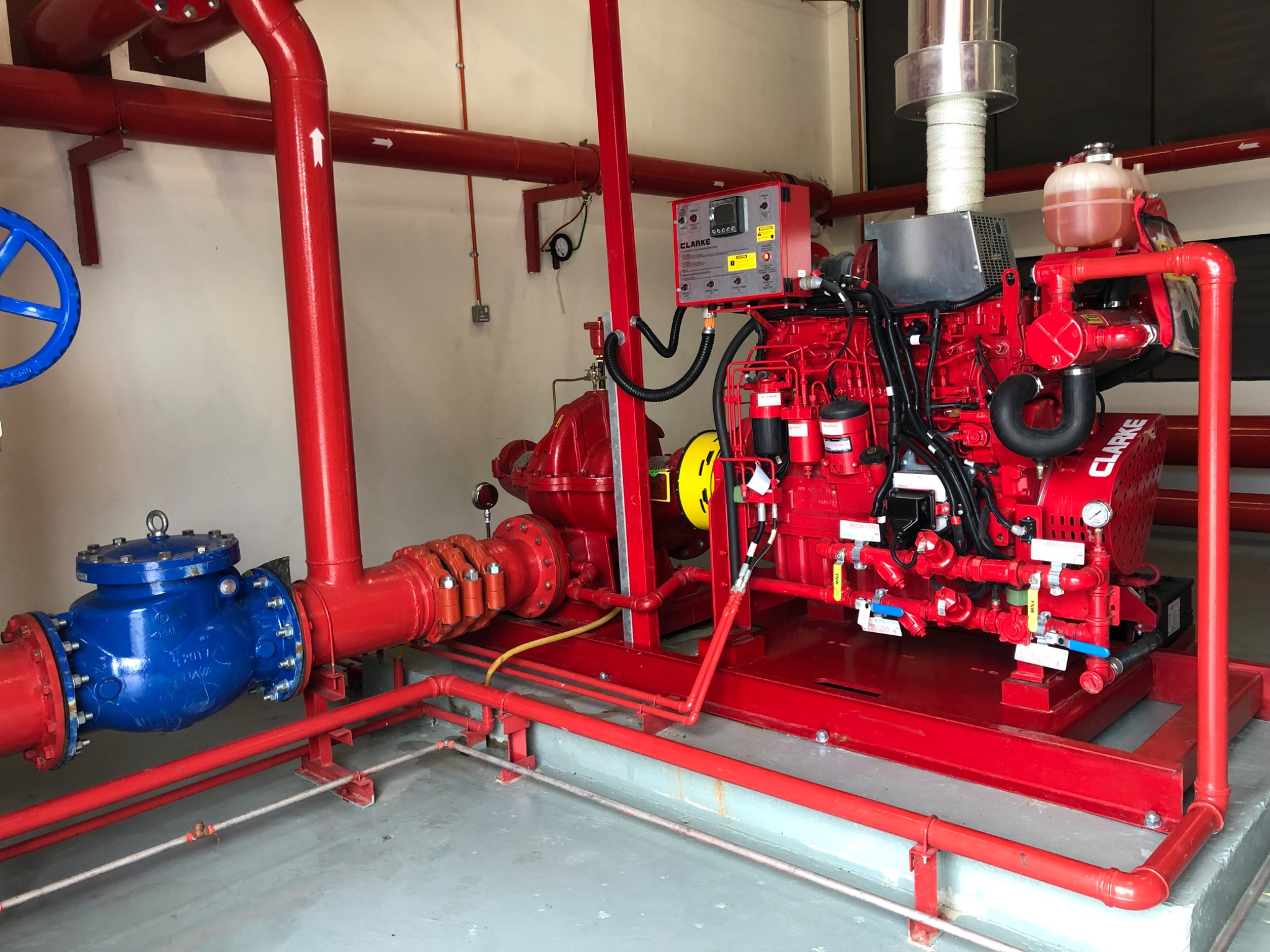 Split-case Pump with Clarke Diesel Engine