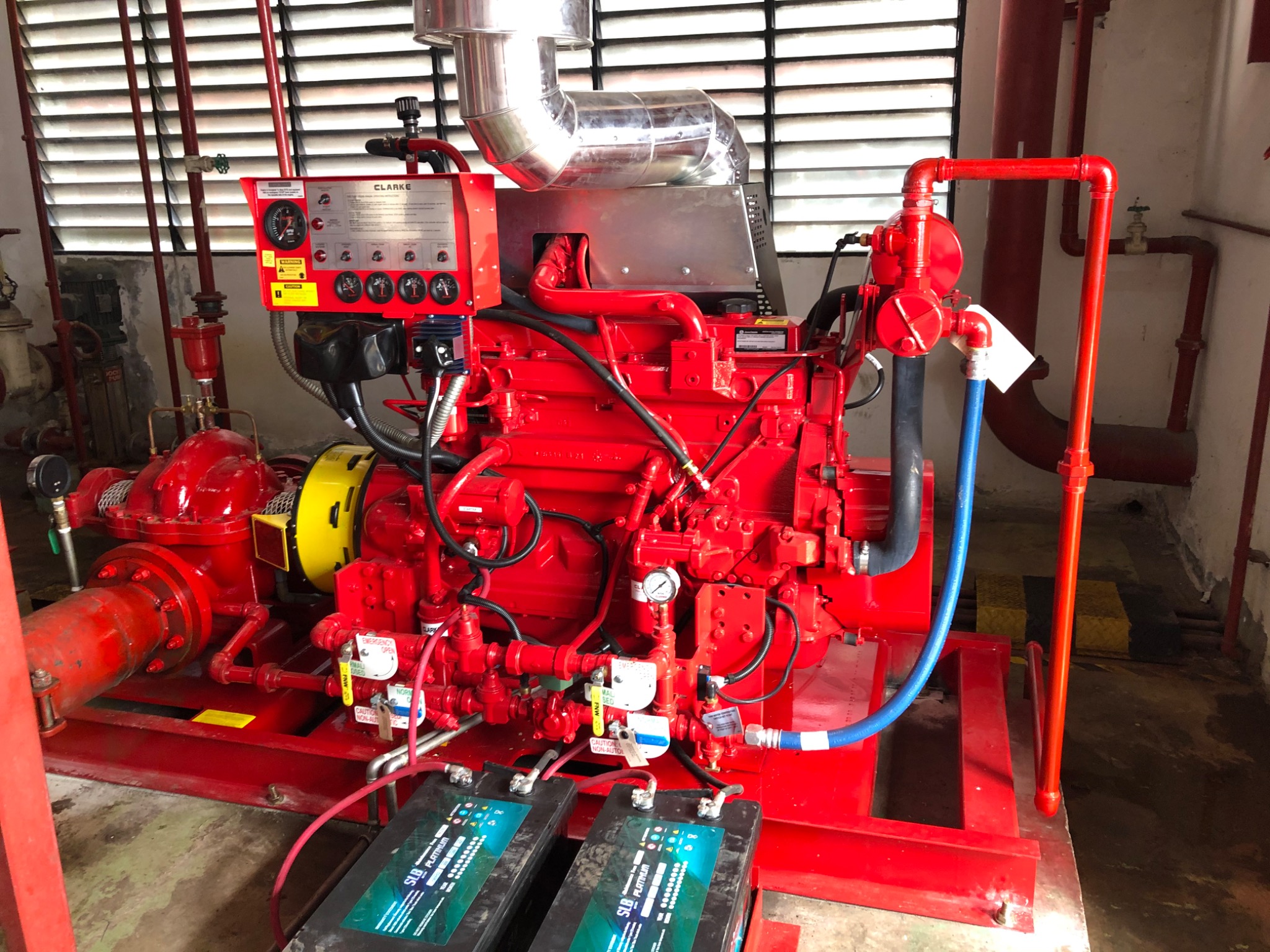 Diesel Pumpset & Battery Arrangement