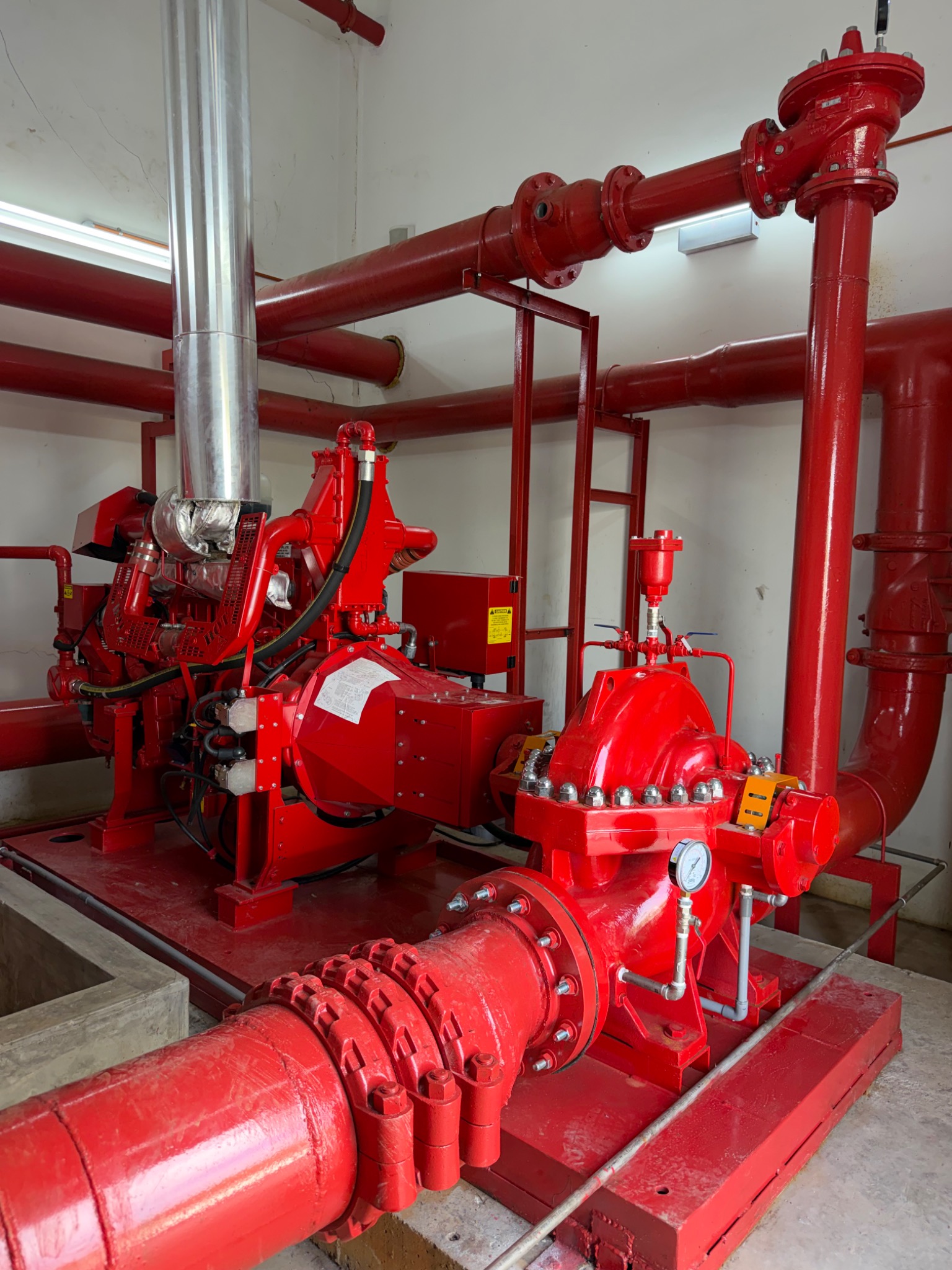 Split-case Pump & Pipework