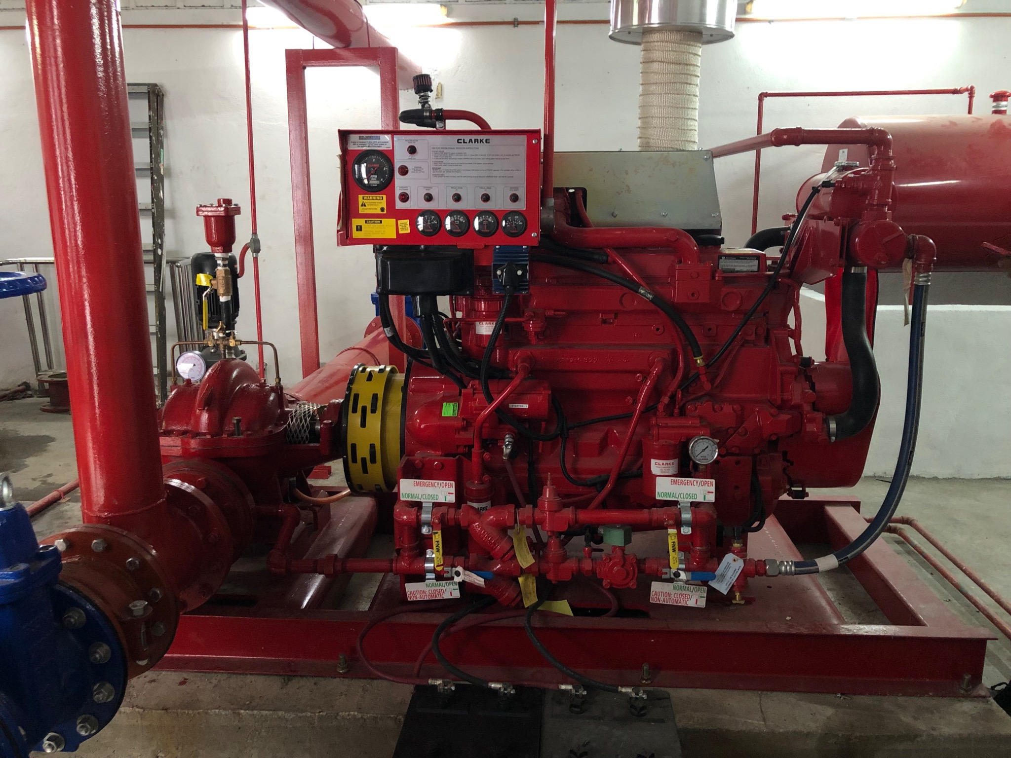 Installed Diesel Fire Pumpset
