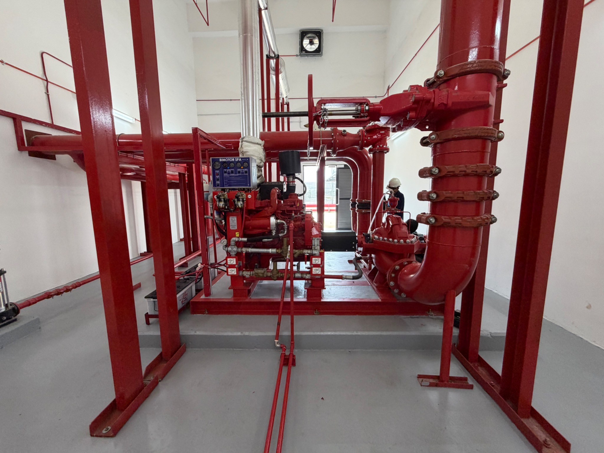 Pump Room Pipework Layout
