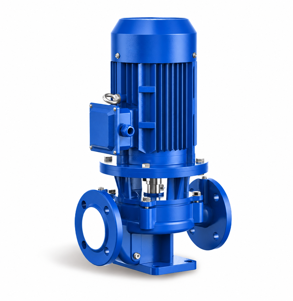 Blue Vertical In-line Centrifugal Pump