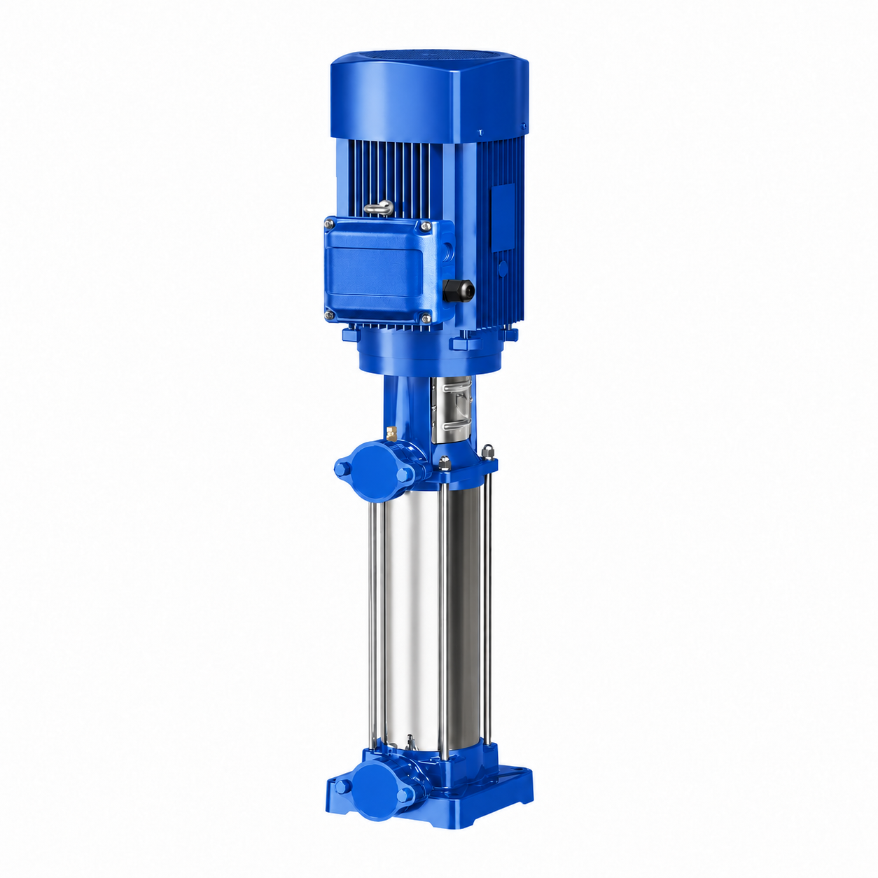 Blue Vertical In-line Multistage Pump